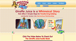 Desktop Screenshot of giraffejuice.com