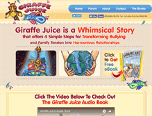 Tablet Screenshot of giraffejuice.com